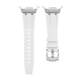 Curea silicon compatibila cu Samsung Watch Ultra 47mm, Alb