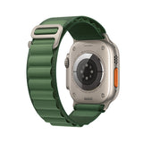 Curea textil compatibila cu Watch Series 3 42mm, Watch Series 4 44mm, Alb