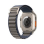 Curea textil compatibila cu Watch Series 3 38mm, Watch Series 4 40mm, Alb