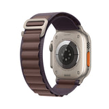 Curea textil compatibila cu Watch Series 3 42mm, Watch Series 4 44mm, Alb