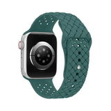 Curea silicon compatibila cu Watch Series 3 42mm, Watch Series 4 44mm, Alb