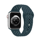Curea silicon compatibila cu Watch Series 3 42mm, Watch Series 4 44mm, Alb