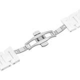 Curea ceramica compatibila cu Watch Active 40mm, Watch Active 2 40mm, Alb