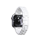 Curea ceramica compatibila cu Watch 46mm, Watch 3 45mm, Alb