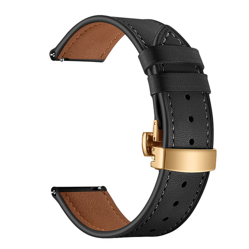Curea piele ecologica compatibila cu Watch Series 3 38mm, Watch Series 4 40mm, Negru