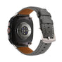 Curea piele compatibila cu Galaxy Watch Ultra 47mm, Gri