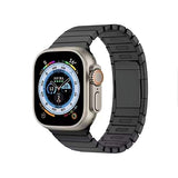Curea otel titan compatibila cu Watch Series 3 42mm, Watch Series 4 44mm, Argintiu