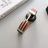 Curea piele compatibila cu Watch Active 40mm, Watch Active 2 40mm, Roz