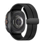 Curea silicon compatibila cu Samsung Watch Ultra 47mm, Negru