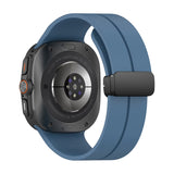 Curea silicon compatibila cu Samsung Watch Ultra 47mm, Alb