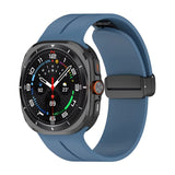 Curea silicon compatibila cu Samsung Watch Ultra 47mm, Alb