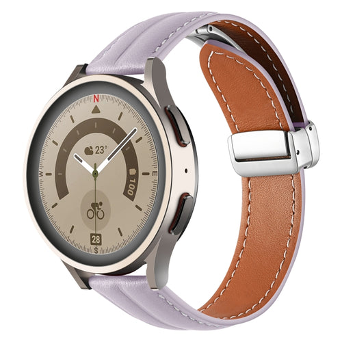 Curea piele compatibila cu Watch 4 40mm, Watch 4 44mm, Mov