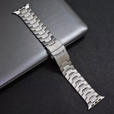 Curea titan compatibila cu Watch Series 3 42mm, Watch Series 4 44mm
