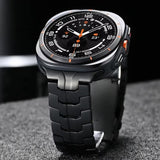 Curea otel inoxidabil compatibila cu Galaxy Watch Ultra 47mm, Argintiu