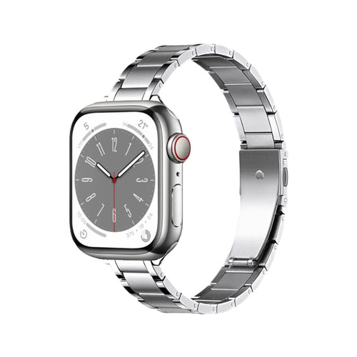 Curea otel inoxidabil compatibila cu Galaxy Watch 4 40mm, Galaxy Watch 4 44mm, Argintiu