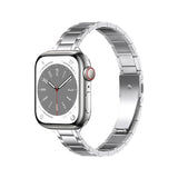 Curea otel inoxidabil compatibila cu Galaxy Watch 4 40mm, Galaxy Watch 4 44mm, Argintiu