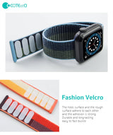 Curea COTECi nylon compatibila cu Watch Series 3 42mm, Watch Series 4 44mm