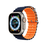 Curea silicon compatibila cu Watch Series 3 42mm, Watch Series 4 44mm, Alb