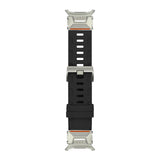 Curea silicon compatibila cu Samsung Watch Ultra 47mm, Negru