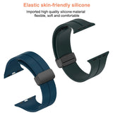 Curea silicon compatibila cu Watch Series 3 42mm, Watch Series 4 44mm, Roz