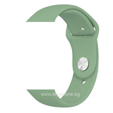 Curea silicon compatibila cu Watch Series 3, Watch Series 4, Verde