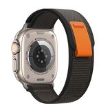 Curea textil compatibila cu Watch Series 3 38mm, Watch Series 4 40mm, Alb