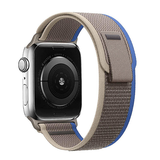 Curea textil compatibila cu Watch Series 3 42mm, Watch Series 4 44mm, Alb