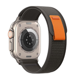 Curea textil compatibila cu Watch Series 3 42mm, Watch Series 4 44mm, Alb