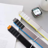Curea textil compatibila cu Samsung Watch Ultra 47mm, Alb