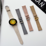 Curea piele compatibila cu Watch Active 40mm, Watch Active 2 40mm, Maro