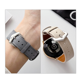 Curea piele compatibila cu Watch Active 40mm, Watch Active 2 40mm, Maro