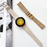 Curea piele compatibila cu Watch Active 40mm, Watch Active 2 40mm, Maro