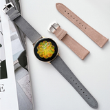 Curea piele compatibila cu Watch Active 40mm, Watch Active 2 40mm, Maro