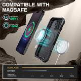 Husa SUPCASE compatibila cu iPhone 16 Pro, MagSafe/Magnetic, TPU, Negru