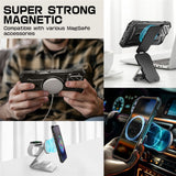 Husa SUPCASE compatibila cu iPhone 16 Pro, MagSafe/Magnetic, TPU, Negru