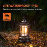 Lampa de Camping Superfire T51, 195lm, USB-C, Baterie 18650