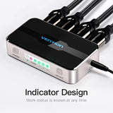 Comutator HDMI Vention 3-in-1, 4K 60Hz, 3D, cu audio, Negru