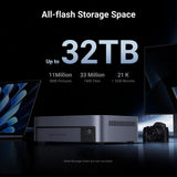 NAS UGREEN DXP480T Plus, 4 sloturi M.2 NVMe, Intel Core i5-1235U, fara SSD