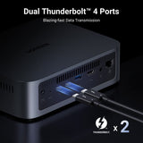 NAS UGREEN DXP480T Plus, 4 sloturi M.2 NVMe, Intel Core i5-1235U, fara SSD
