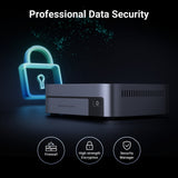 NAS UGREEN DXP480T Plus, 4 sloturi M.2 NVMe, Intel Core i5-1235U, fara SSD