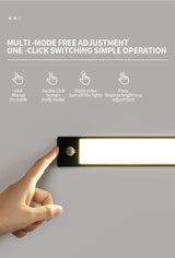 Lampa LED ultra-subtire cu senzor Superfire 20cm, 1W, 95lm, 800mAh (XYD05)