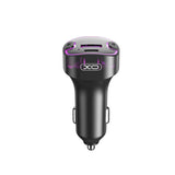 Transmitator FM Wireless Mp3 Auto XO Bcc12 15.5W QC USB-A USB-C Lumina Ambientala