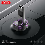 Transmitator FM Wireless Mp3 Auto XO Bcc12 15.5W QC USB-A USB-C Lumina Ambientala