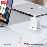 Incarcator XO CE14 100W GaN 2x USB-C/USB-A