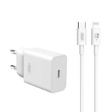 Incarcator XO L126 20W USB-C, cu cablu USB-C la Lightning