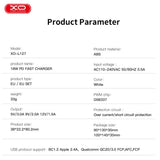 Incarcator XO L127 18W USB-C/USB-A, cu cablu USB-A la USB-C