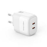 Incarcator XO L140 35W GaN 2x USB-C, cu cablu USB-C la Lightning
