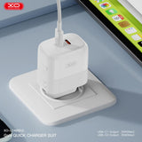 Incarcator XO L140 35W GaN 2x USB-C