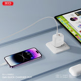 Incarcator XO L140 35W GaN 2x USB-C