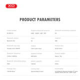Receptor Bluetooth audio XO BCC15, AUX 3.5mm, pentru boxa auto/TV